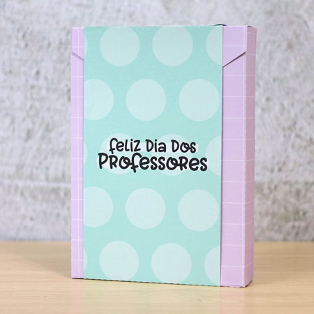 Caixa envelope Bloquinho - Feliz dia (modelo 02)