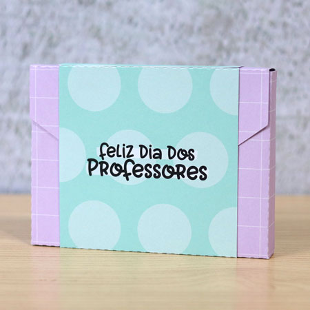 Caixa envelope M - Feliz dia (modelo 02)