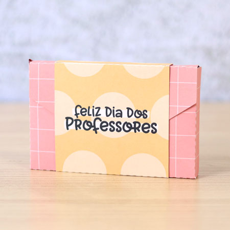 Caixa envelope P - Feliz dia (modelo 01)