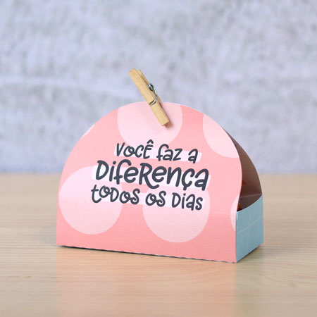 Porta 2 bombons - Frase (modelo 01)