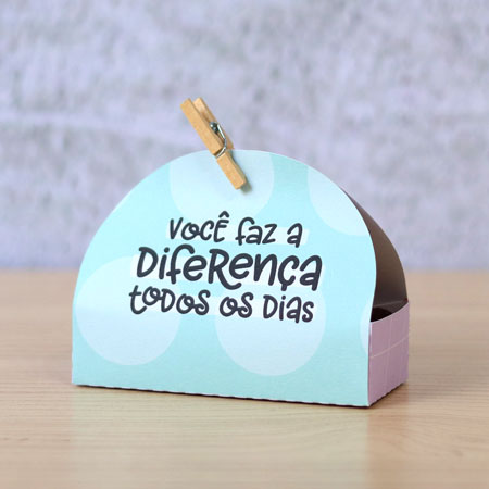 Porta 2 bombons - Frase (modelo 03)