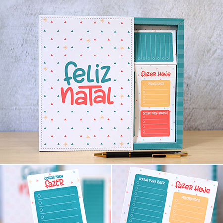 Caixa deslizante - Kit Papelaria