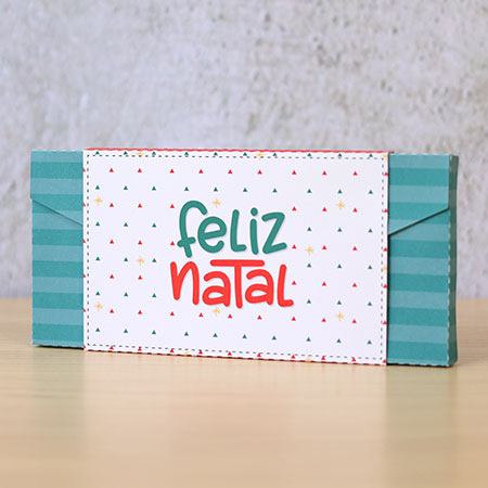 Caixa Envelope G - Feliz Natal