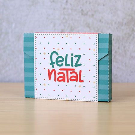 Caixa Envelope M - Feliz Natal