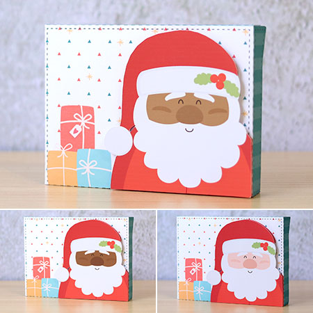 Caixa Envelope M - Papai Noel