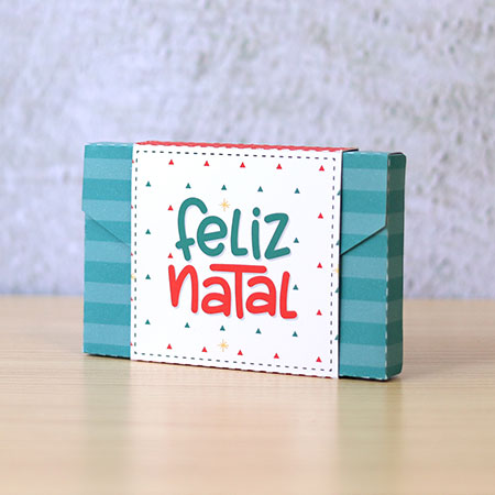 Caixa Envelope P - Feliz Natal