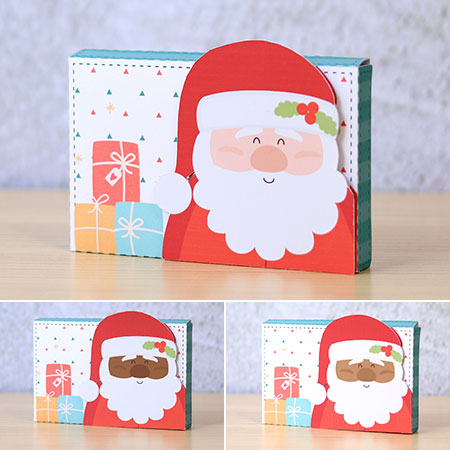 Caixa Envelope P - Papai Noel