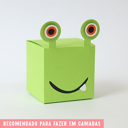 Tudo em Camada - Caixa Cubo Verde