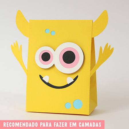 Tudo em Camada - Caixa Envelope Amarela