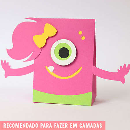 Tudo em Camada - Caixa Envelope Rosa