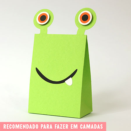 Tudo em Camada - Caixa Envelope Verde