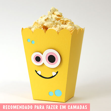 Tudo em Camada - Caixa Pipoca Amarela