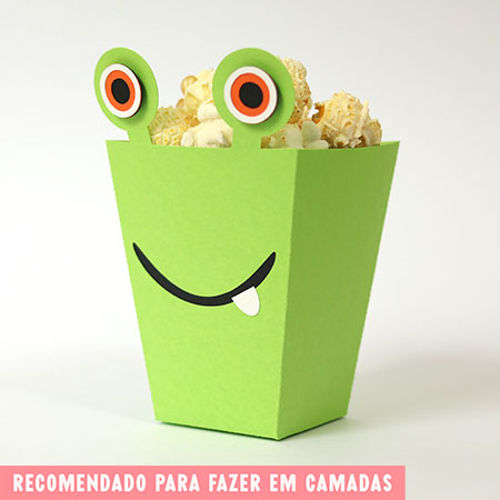 Tudo em Camada - Caixa Pipoca Verde