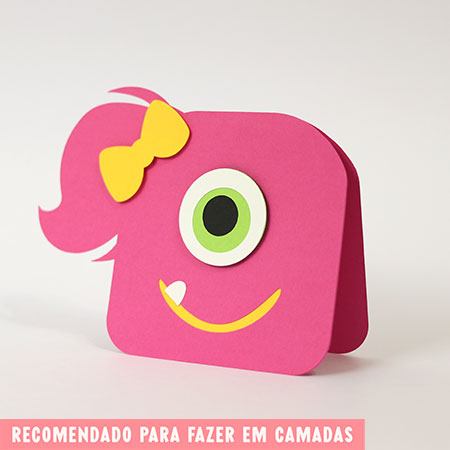 Tudo em Camada - Cartão Rosa