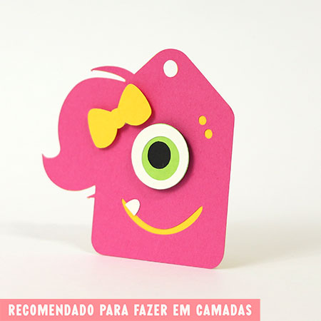 Tudo em Camada - Tag Rosa