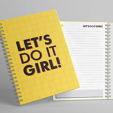 Caderno Let's do it Girl