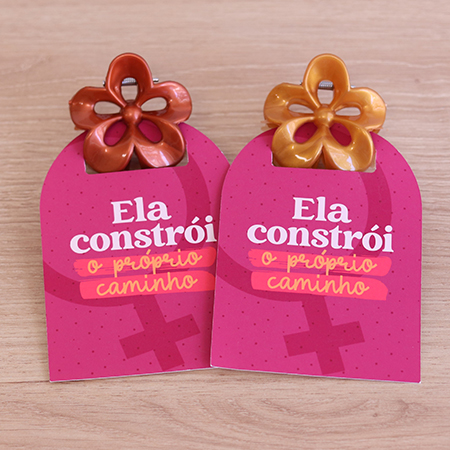 Tag para Prendedor de Cabelo