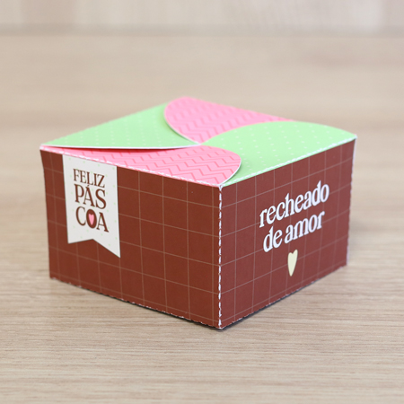 Caixa 4 bombons (modelo 02)