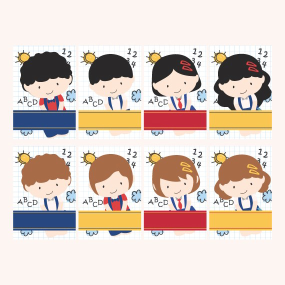 Caderno Escolar - Coleção Crianças