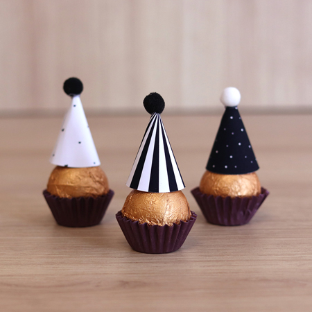 Chapéu para docinhos