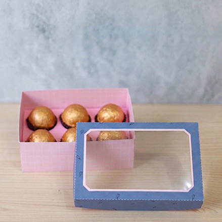 Caixa 6 bombons (modelo 03)