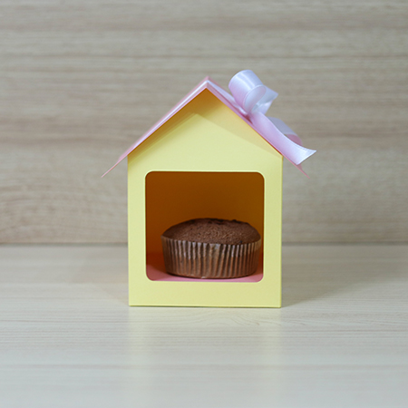 Caixa Casinha Pra 1 Cupcake